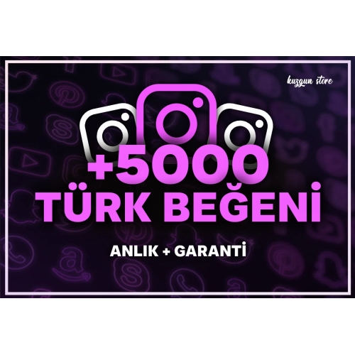  ⭐ +5000 Türk Instagram Gerçek Beğenilerdir⭐